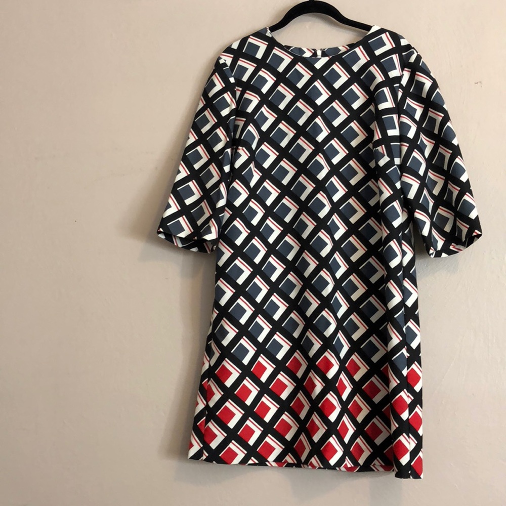 Patterned banana republic dress